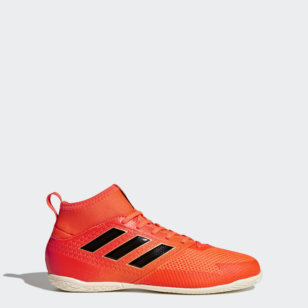 Adidas Ace Tango 17.3 Indoor - ποδοσφαιρικα παπουτσια για αγορια - Κοκκινα/Μαυρα/Πορτοκαλι,Μέγεθος: